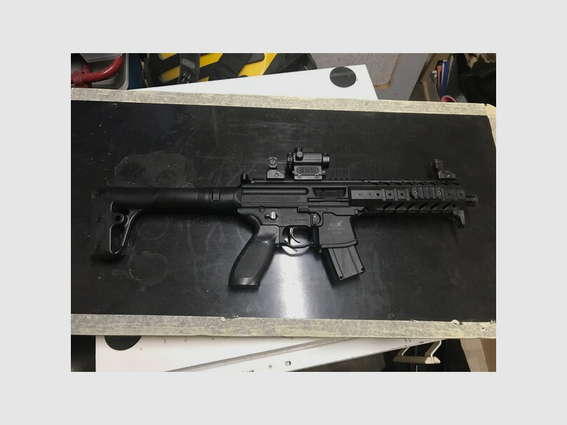 Sig Sauer MPX CO-2 Gewehr + Red Dot, wie neu