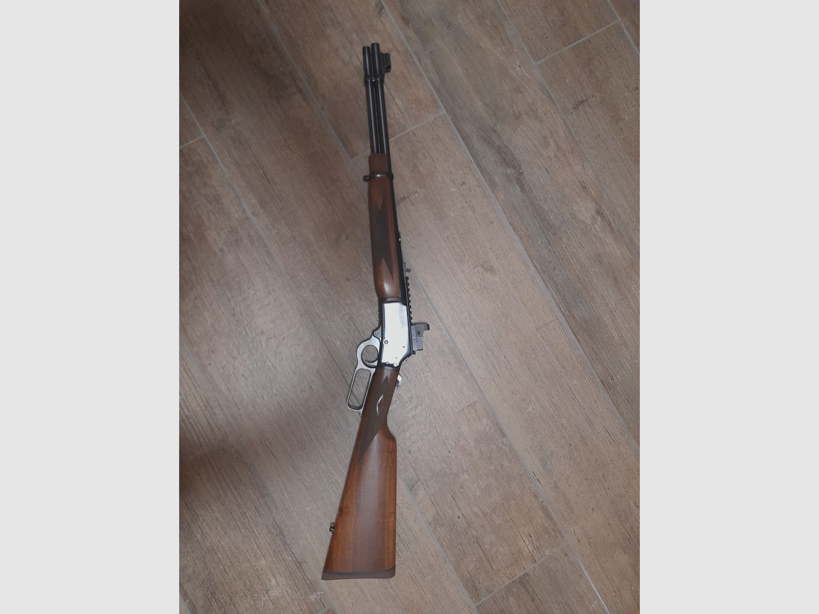 Marlin 1894 Classic with Picatinny rail and red dot