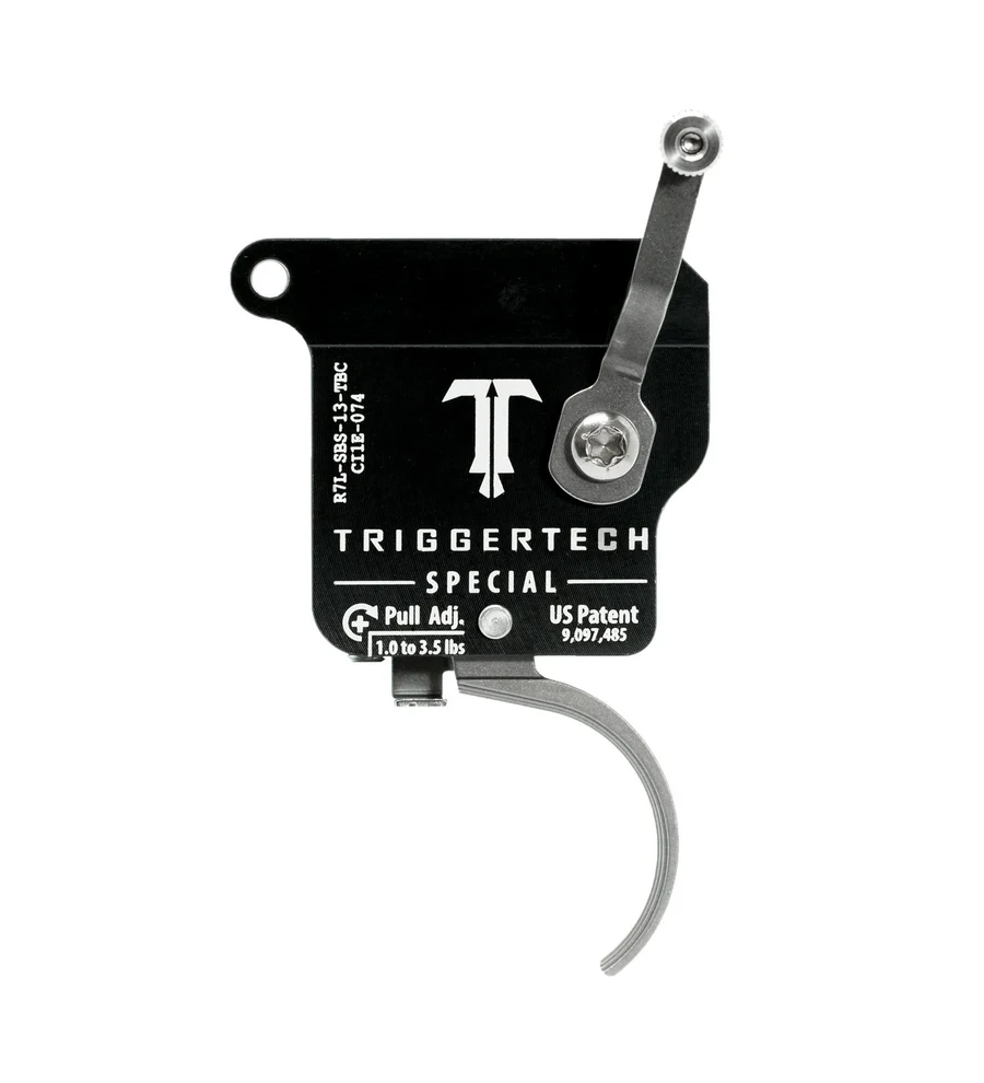 Abzug bloc Triggertech REM 700 Special Linkshänder gebogen Edelstahl A09336, Bild 1 von 4