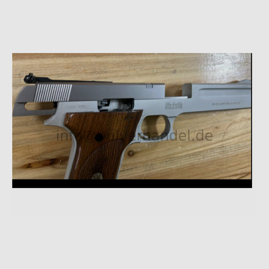 Smith & Wesson 622 with 6" TOP weapon .22lr