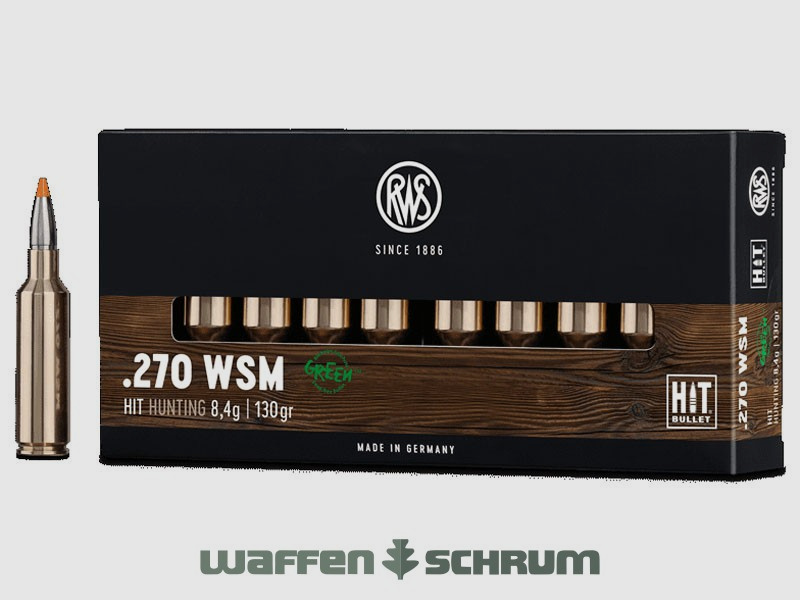 RWS HIT 8,4g - 130gr .270WSM
