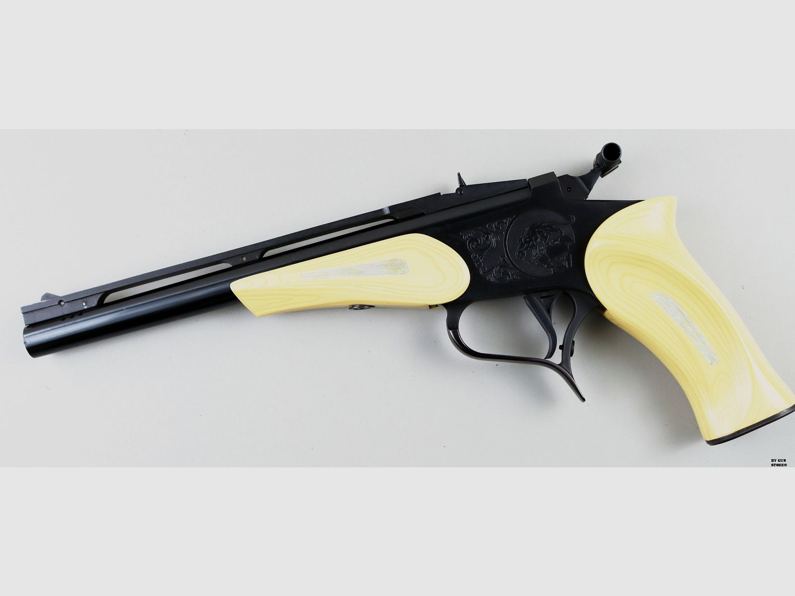 Pistolet Thompson mod. Contender kal. 357 – Mag. 256 W.M. – 22 Rem Jet – 22 Hornet nr. seryjny 57108, zdjęcie 3 z 32