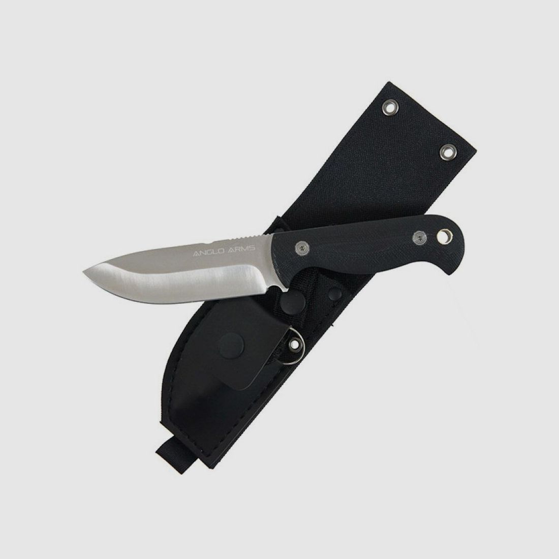 Outdoor-Prepper Jagdmesser G10 mit Pfeife und Feuerstein