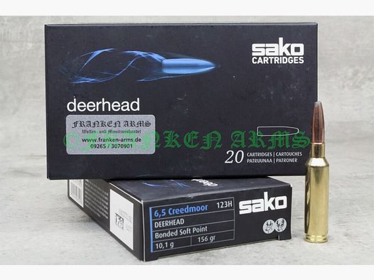 Sako Deerhead 6.5 Creedmoor 156gr. 10.1g 20 pieces