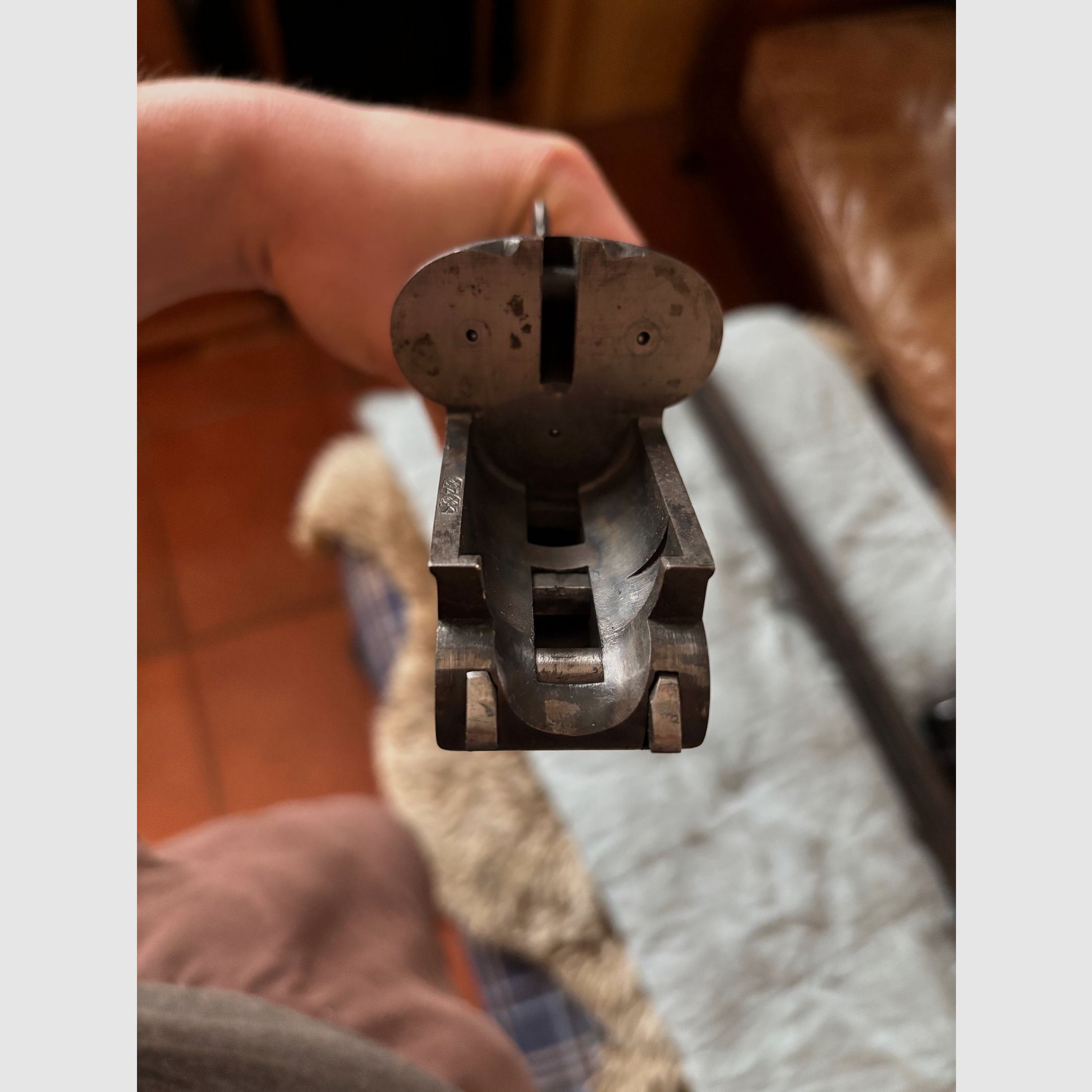 Merkel Drilling mit moderner ZF-Montage und LL-EL im Rehwildkaliber