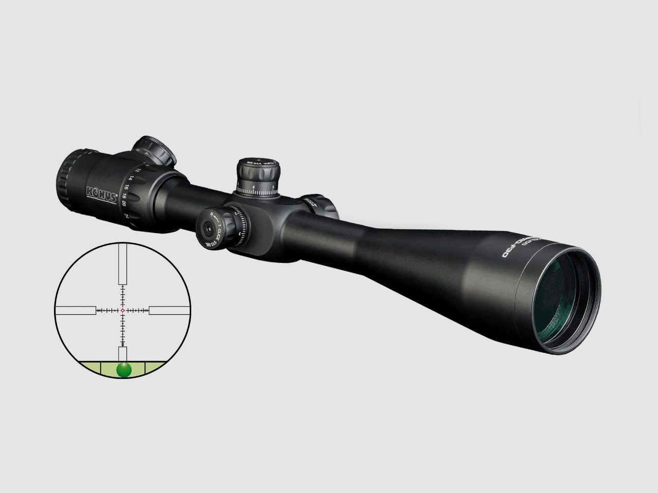 B-Ware Zielfernrohr Konus KonusPro F30 8-32x56 30 mm Tubus Half Mil-Dot Absehen beleuchtet