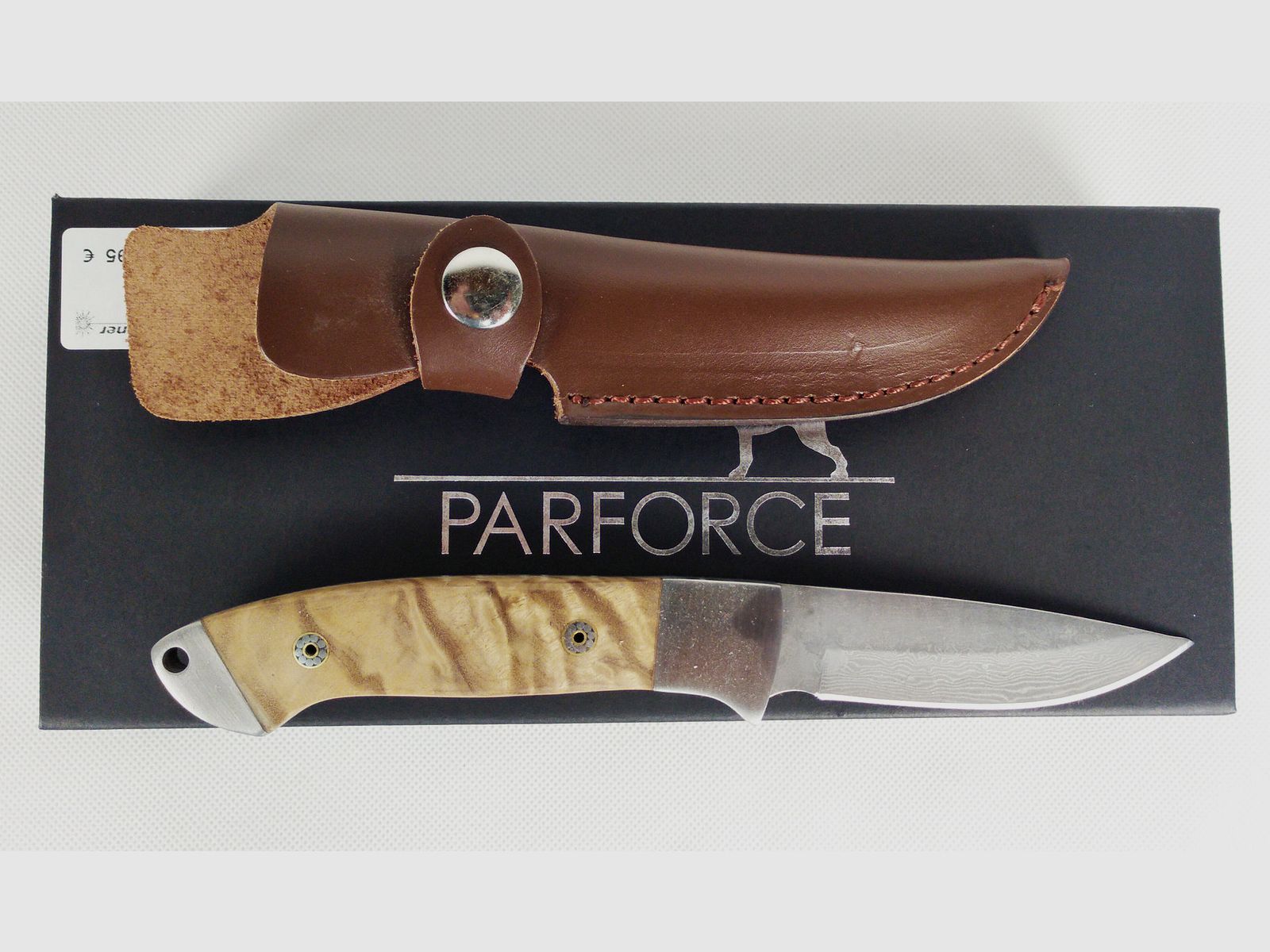 Parforce Messer Damast/Wurzelholz