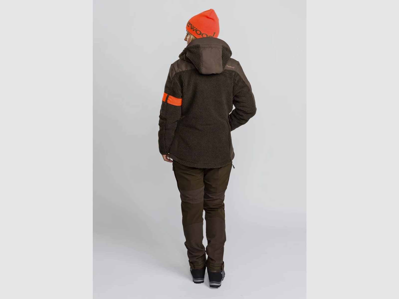 PINEWOOD Caribou Hunt Damenhose Suede Brown/ Dark Olive