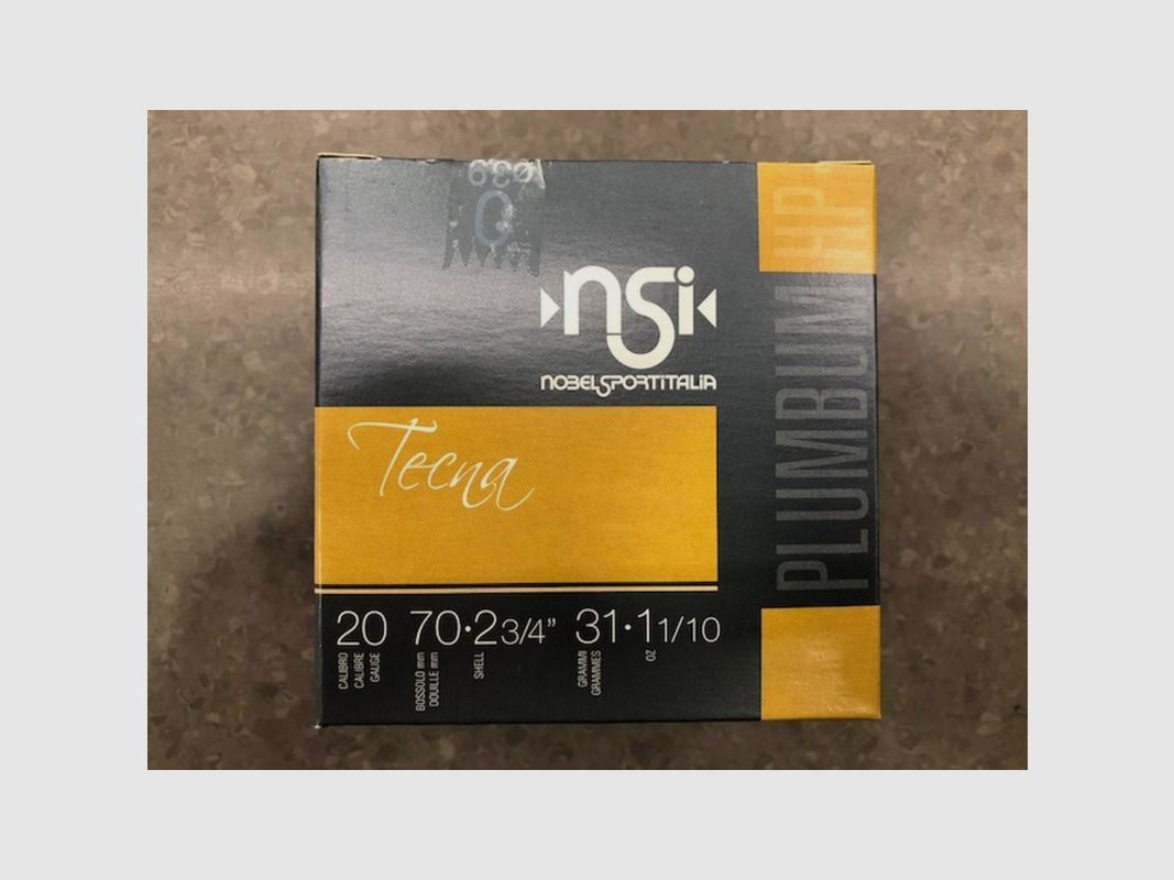 NOBEL SPORT cartuchos TECNA 20 PB 0