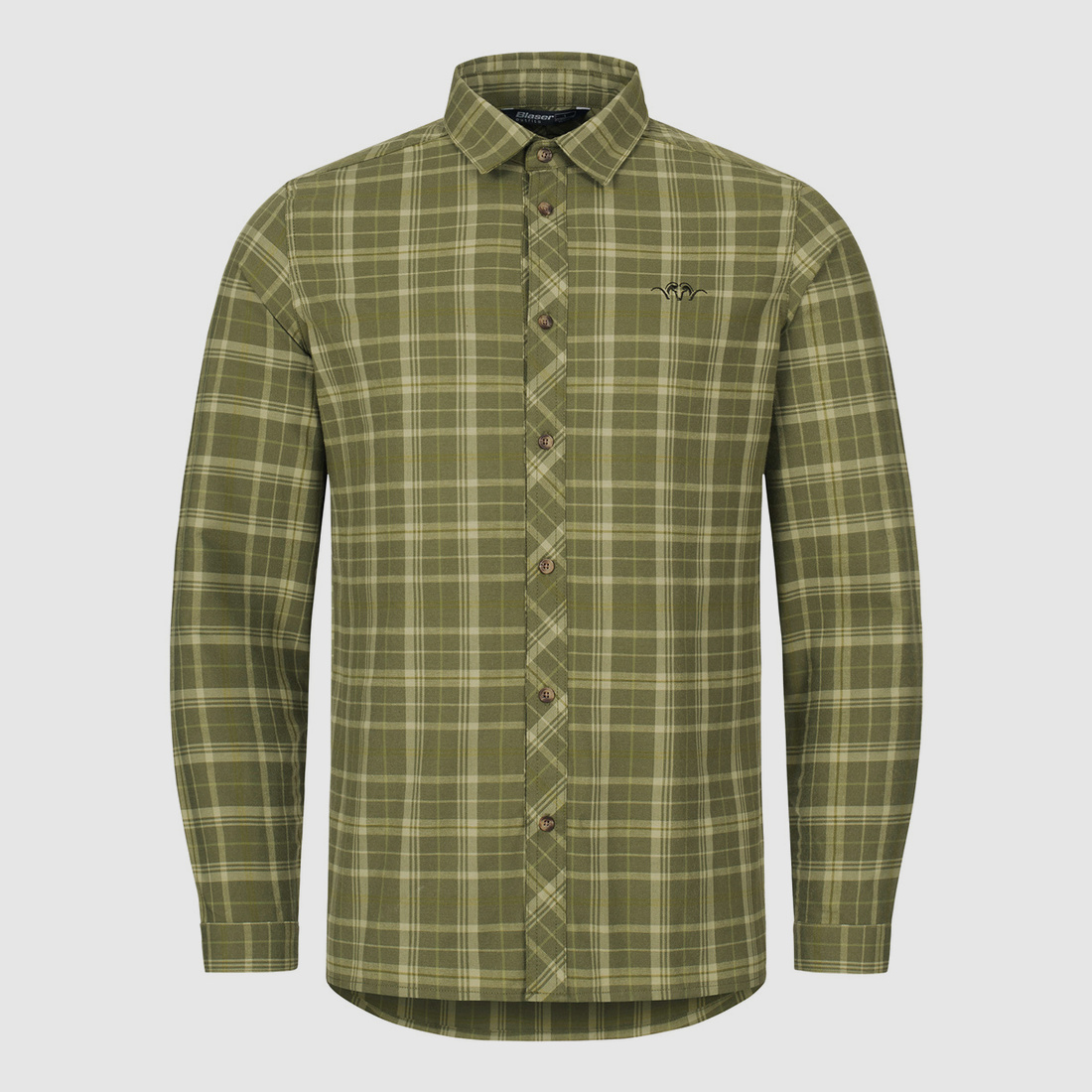 Blaser TF Shirt 20 Oliv/Beige kariert