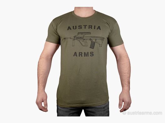 Austria Arms T-Shirt "AUG Military Green"