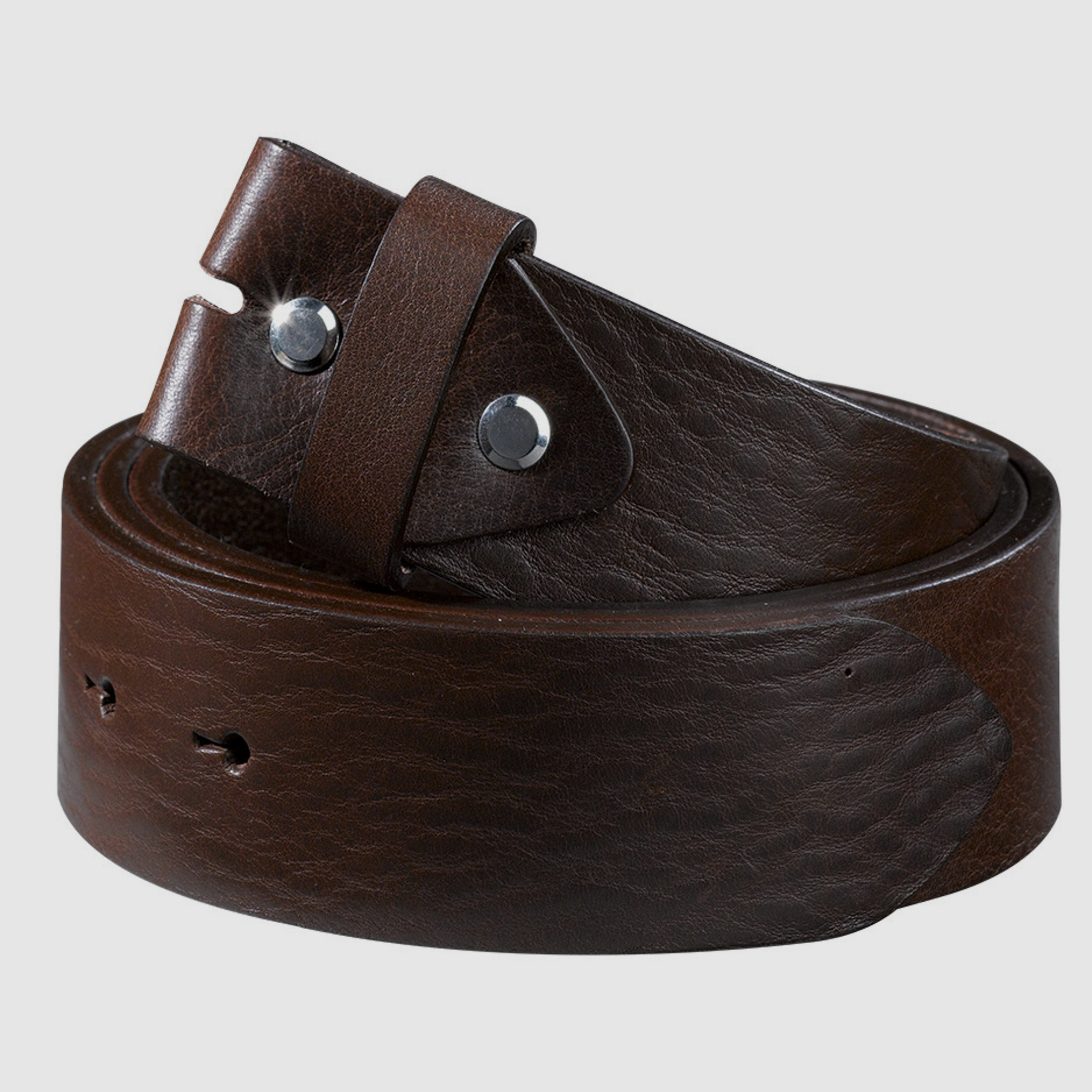 Ceinture en cuir sans boucle