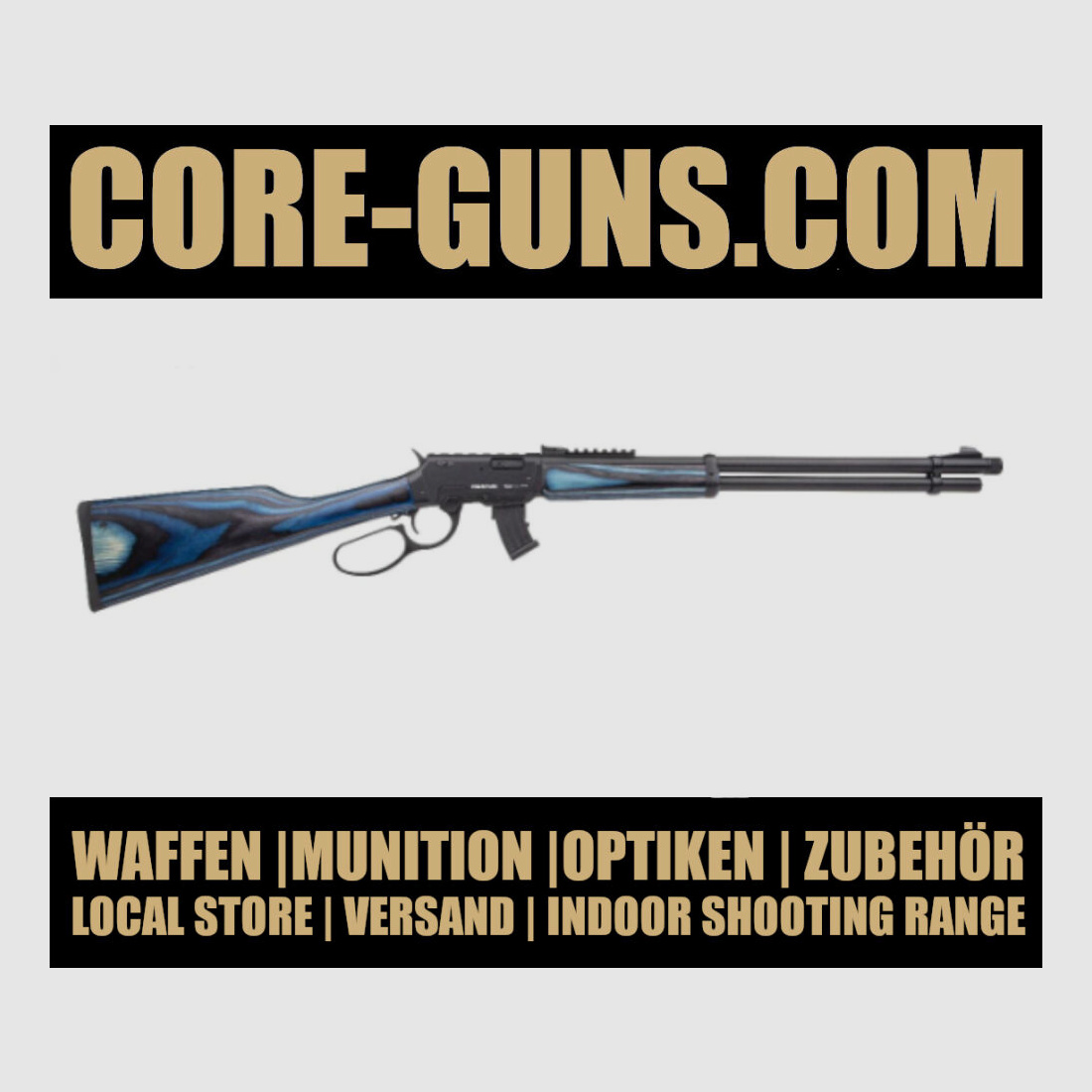 Derya Unterhebelrepetierbüchse TM22LA Blue Wood 22lr. sofort Verfügbar