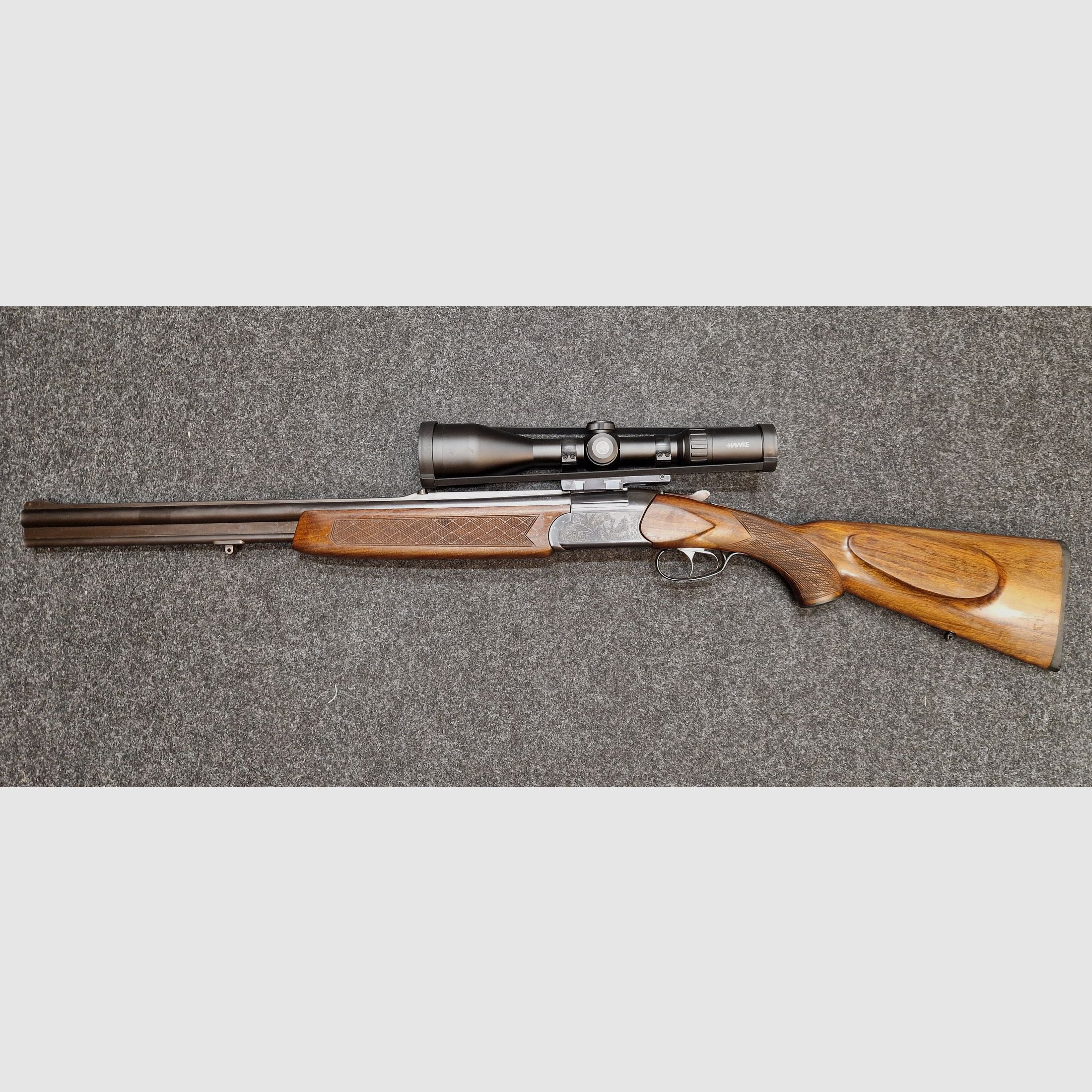 Bockbüchsflinte Brünner CZ 500 7x65R 12/70 Mod.502.3 (también conocida como ZH 500 o ZKW 500)