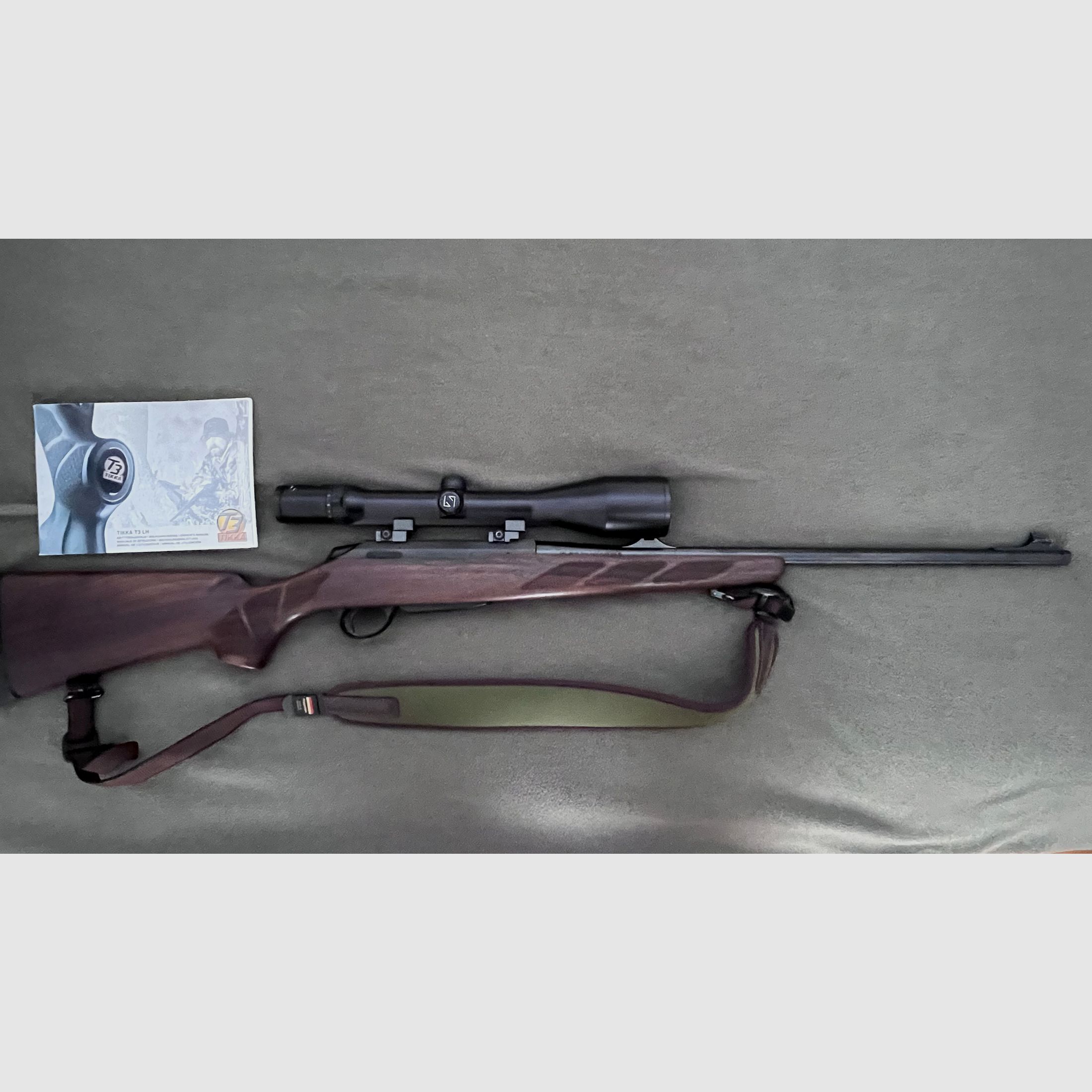Tikka T3 Hunter, Linksausführung, Kal. 30.06 Sprg, ZF Zeiss  3 -12 x56 T*