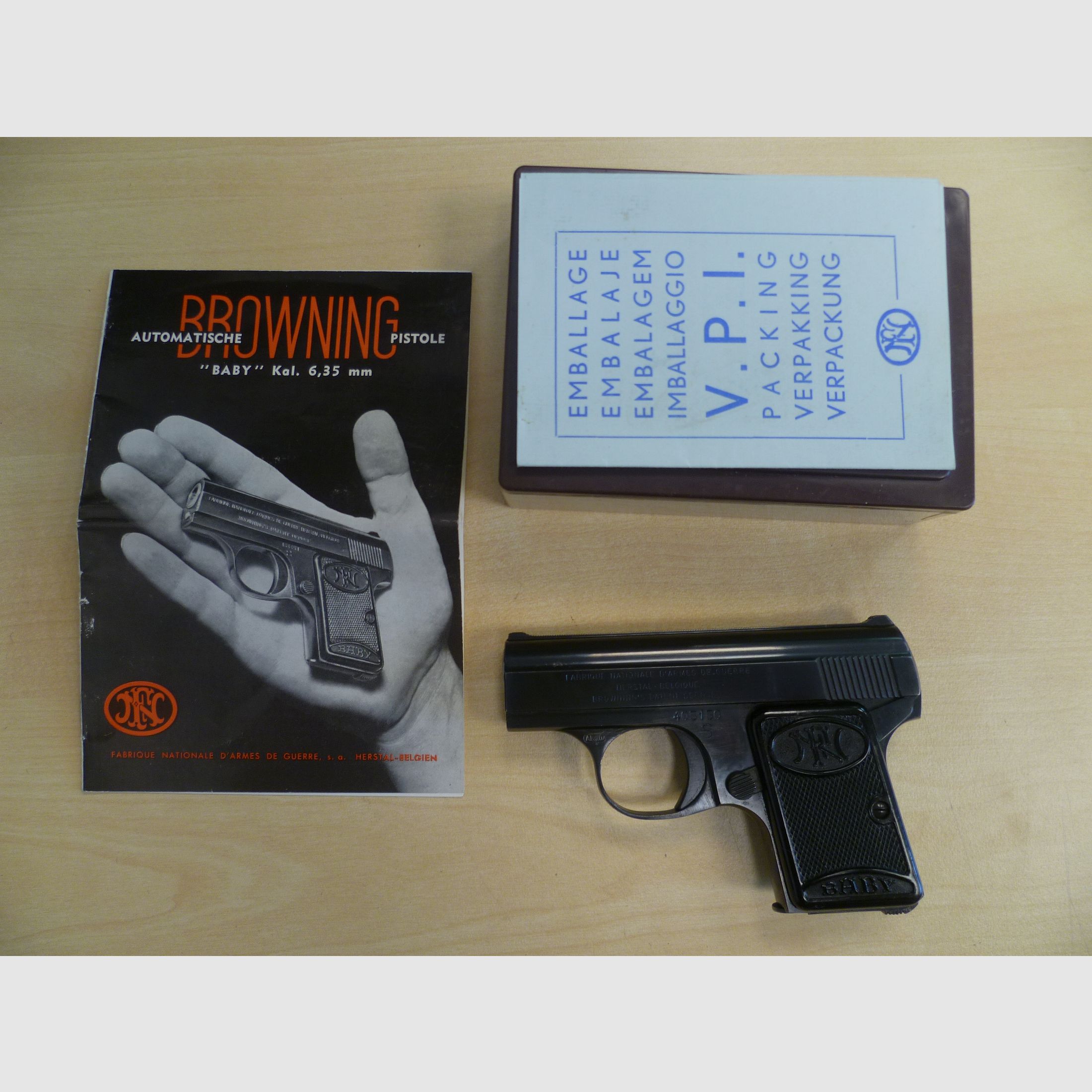 Pistole FN Baby 6,35 mm Browning