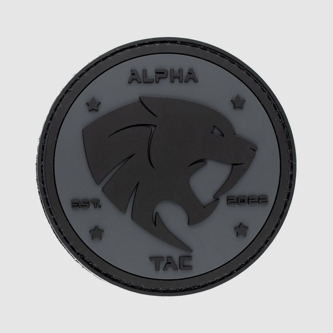 Alpha Tac Black PVC Patch