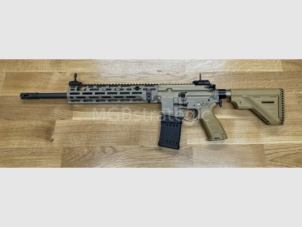Original H&K M-LOK Handschutz klemmbar - Heckler & Koch MR223 A3 16,5" Lauf halbautom. Büchse .223Rem - zivile Version HK416 / G95K / G38 / mit Upgrades