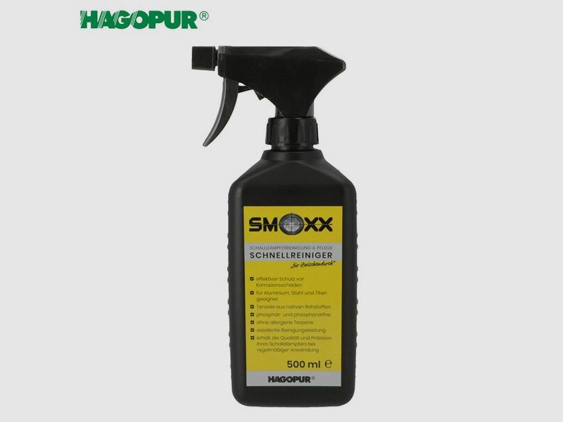 HAGOPUR SMOXX Schalldämpfer Schnellreiniger Gebrauchsfertig 500 ml