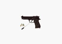 BRUNI BERETTA 92FS NERA CAL 8MM