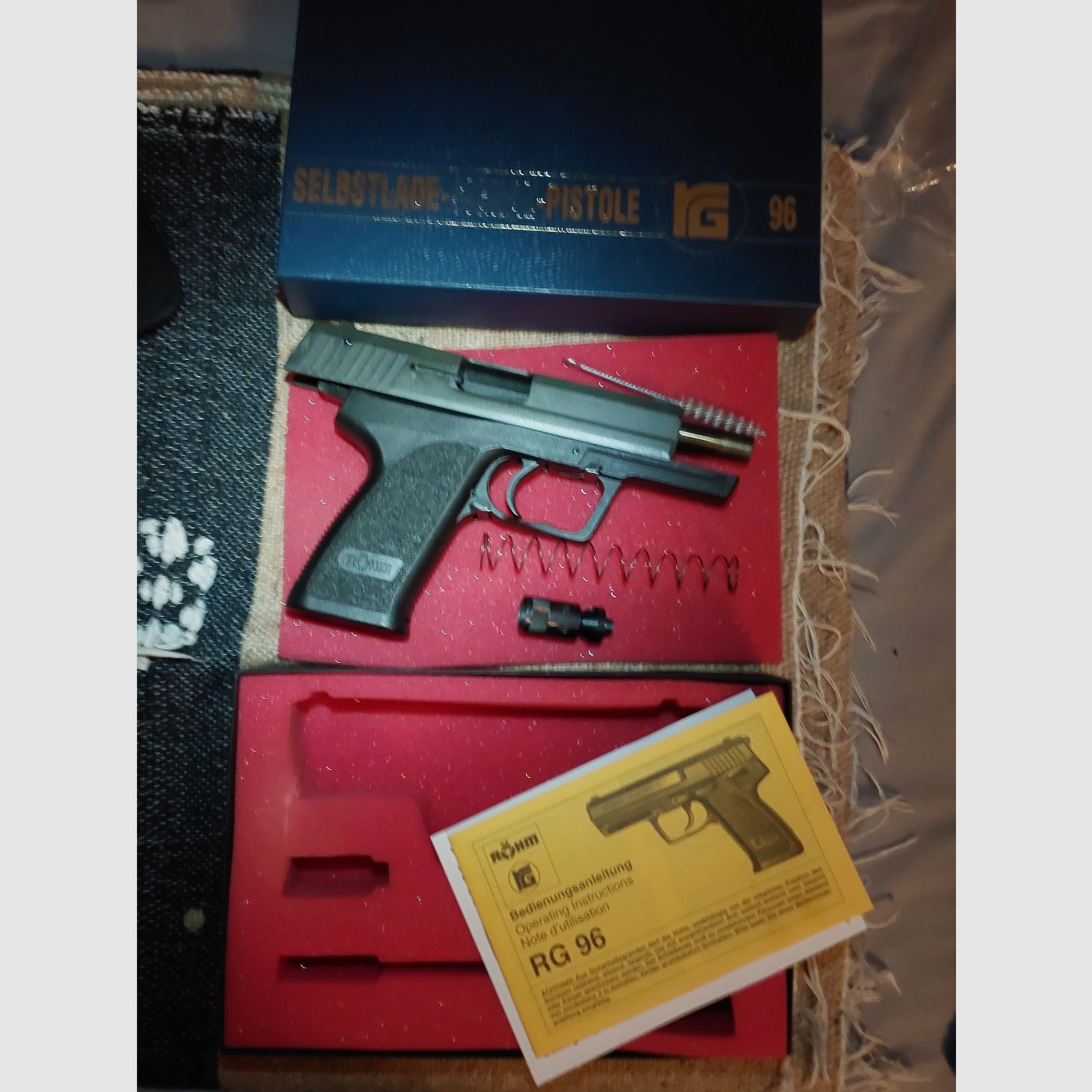 Röhm RG96 Pistolet à blanc brunie (PTB 699) RG 96