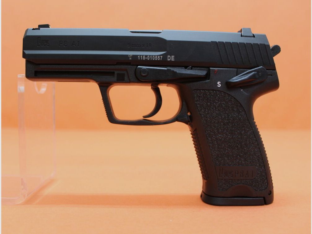 Heckler&Koch Ha.Pistole 9mmLuger Heckler&Koch/H&K HK P8 A1 108mm Feld-Zug-Lauf/ 3-Dot Visierung (9mmPara/9x19)