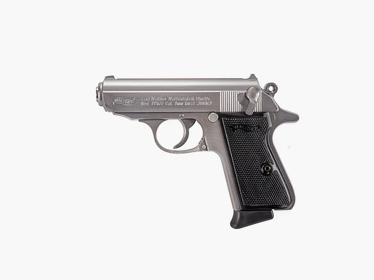 WALTHER PPK/S Kal.9mm kort RVS (Roestvrij staal)