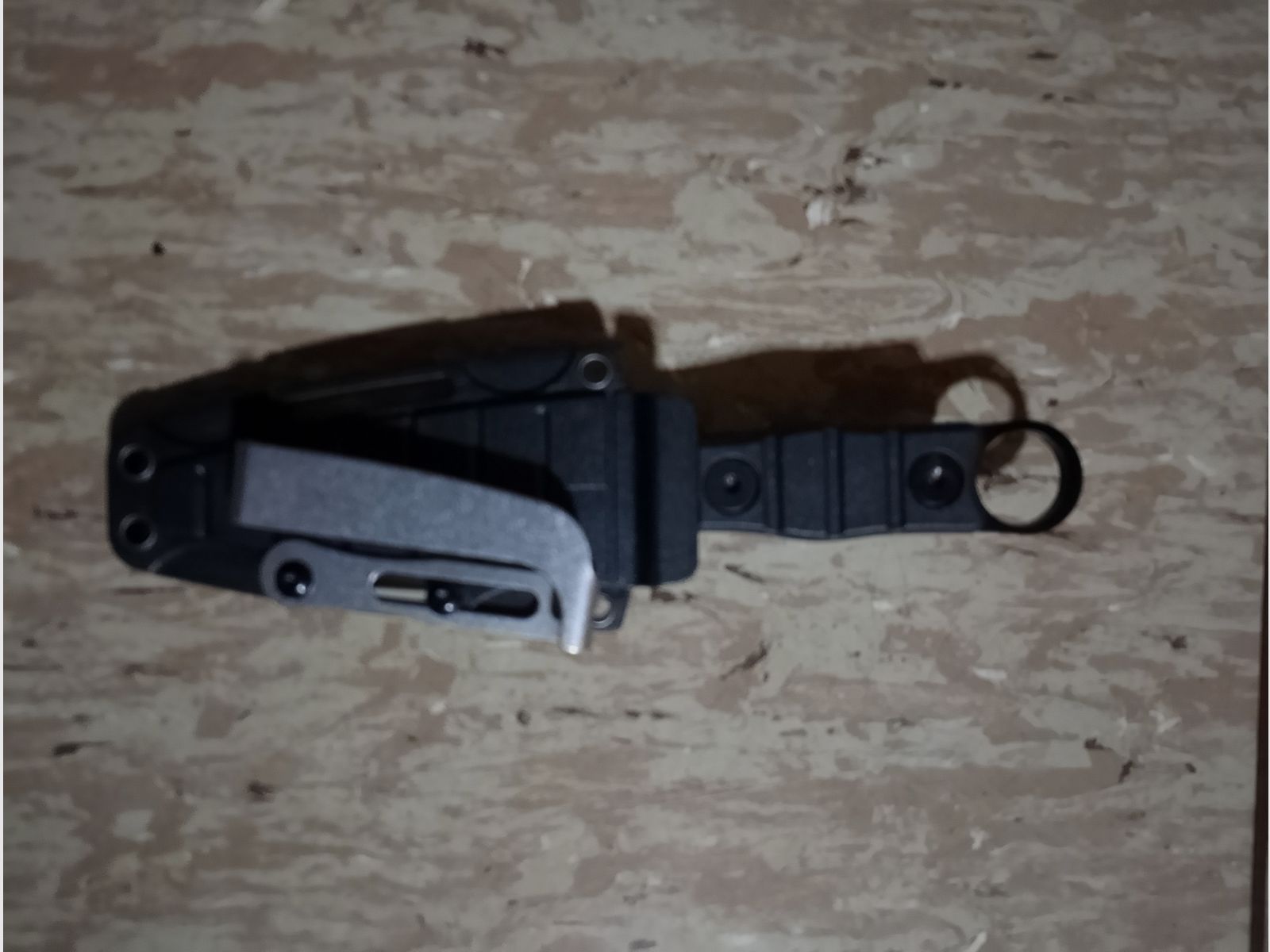 Outdoor Tactical Knife Messer Survival stabiles Edelstahl Messer Camping klettern schwarz mit Messerscheide neuwertig aus Sammlung  /3