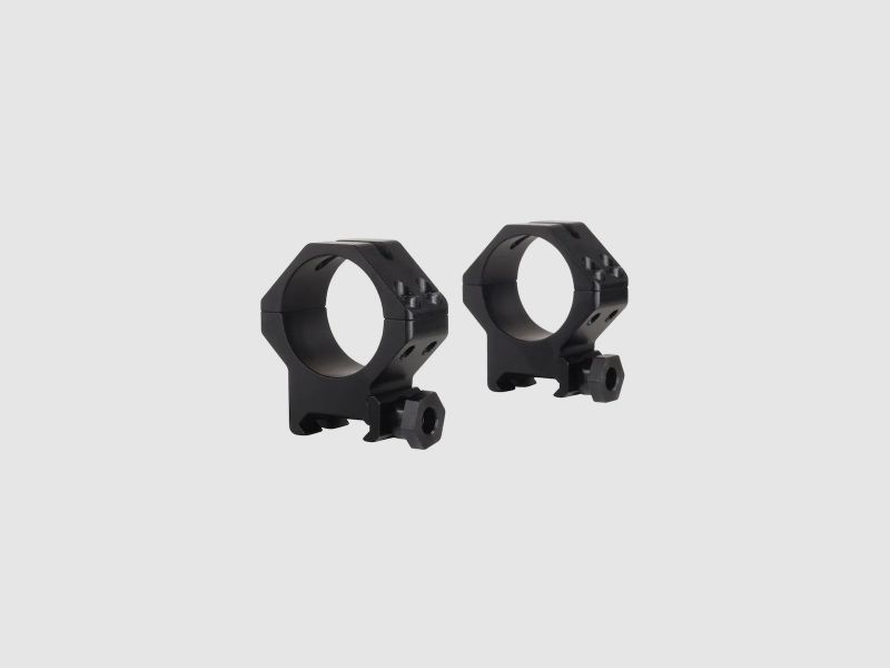 Weaver Tactical 4-Hole Skeleton Weaver-Style Ringe matt schwarz 30mm medium, BH 9,4mm