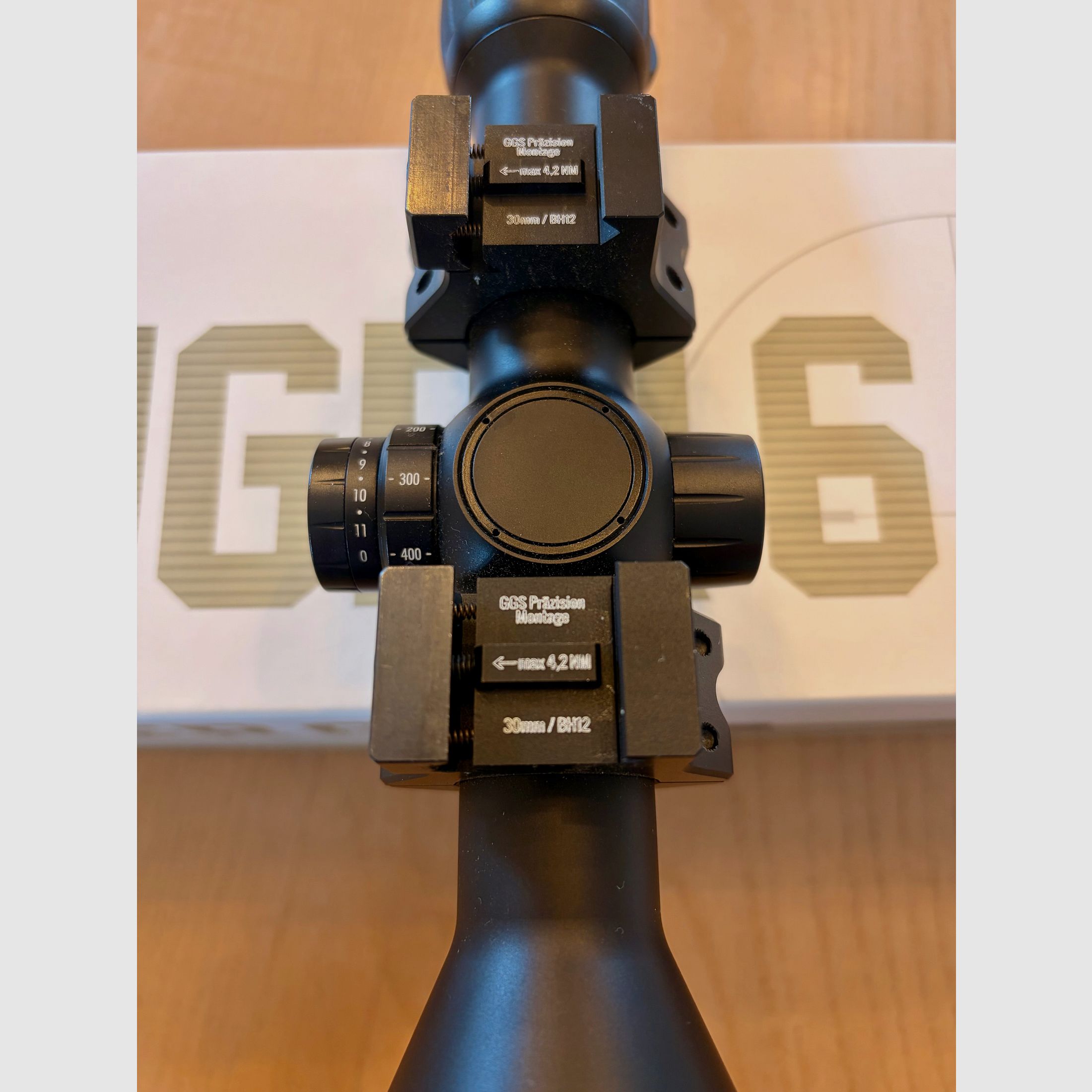 Steiner Ranger 6 3-18x56 scope inkl. GGS precision mounting rings – Top Zustand