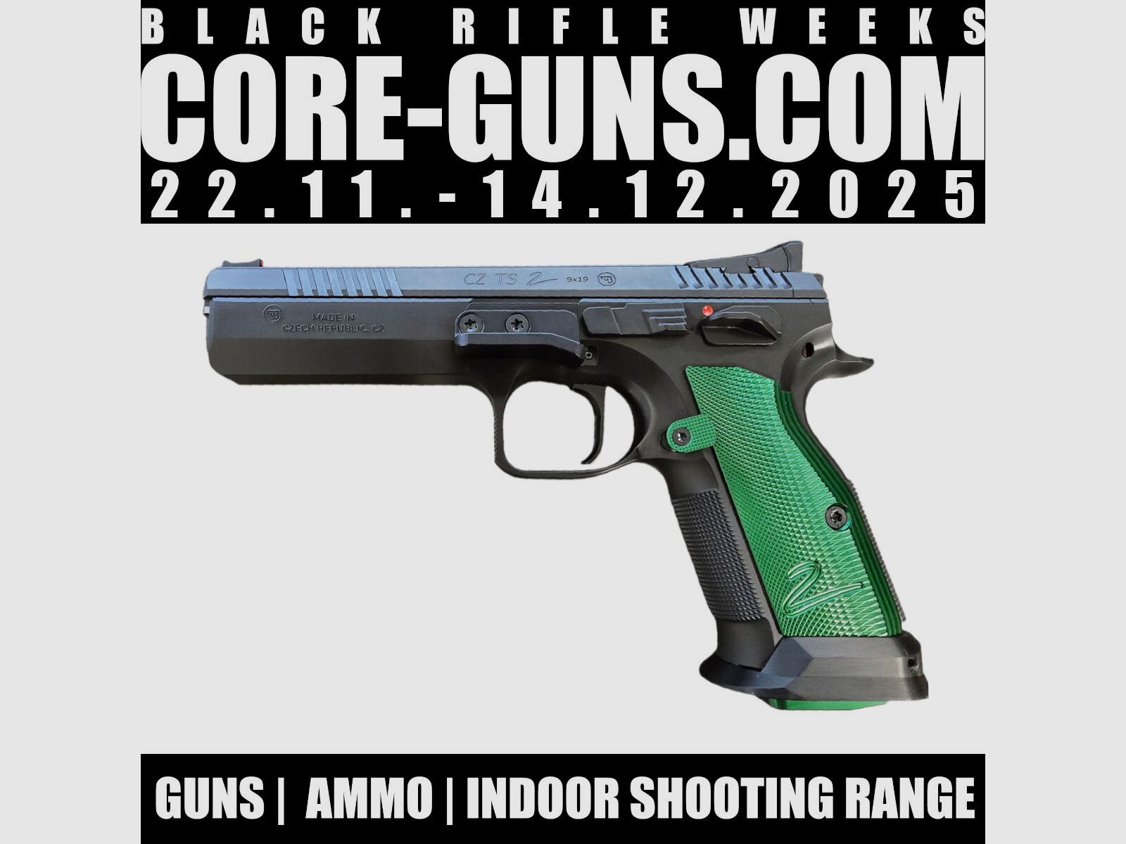 Pistola CZ TS 2 Racing Green, pistola semi-automatica, 9mm Luger Blackweeks Deals
