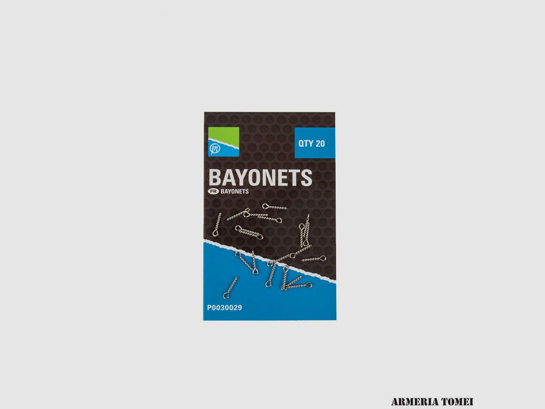 PRESTON – BAYONETS – QTY 20