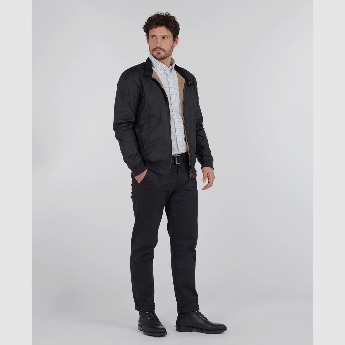 BARBOUR Wachsjacke Royston Lightweight Royal Navy