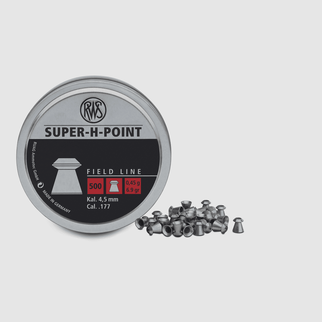 RWS S-H-POINT Diabolo 4,5 mm 0,45 g 500 pièces