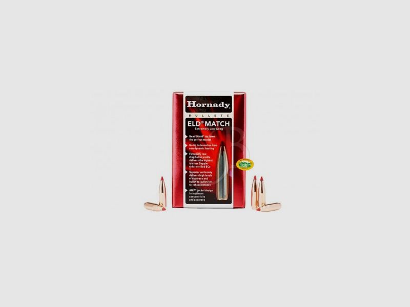 HORNADY Geschosse ELD MATCH Kal.22 73gr 22774