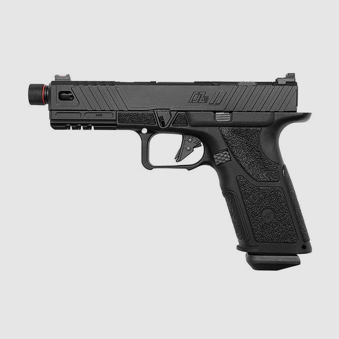 Airsoft-Replikat GBB PTS Syndicate Zev OZ9 Schwarz - Strapazierfähige Materialien - Realistische Leistungen - Kontrolle und Zuverlässigkeit im Spiel, Bild 1 von 5