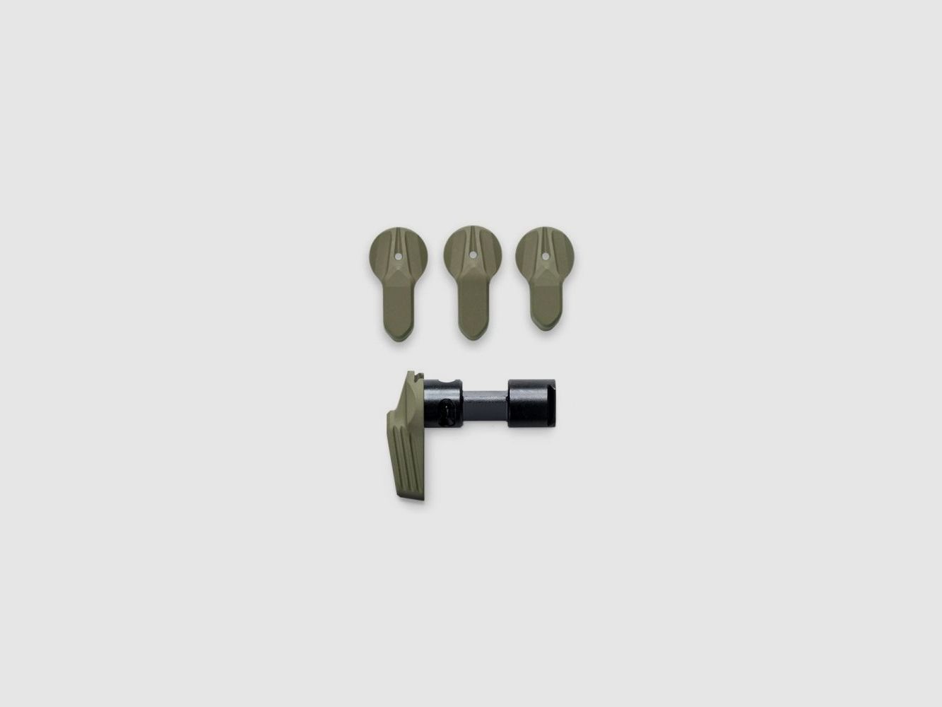 Radian Talon Ambidextrous Safety Selector 4-Lever Kit - Olive Green
