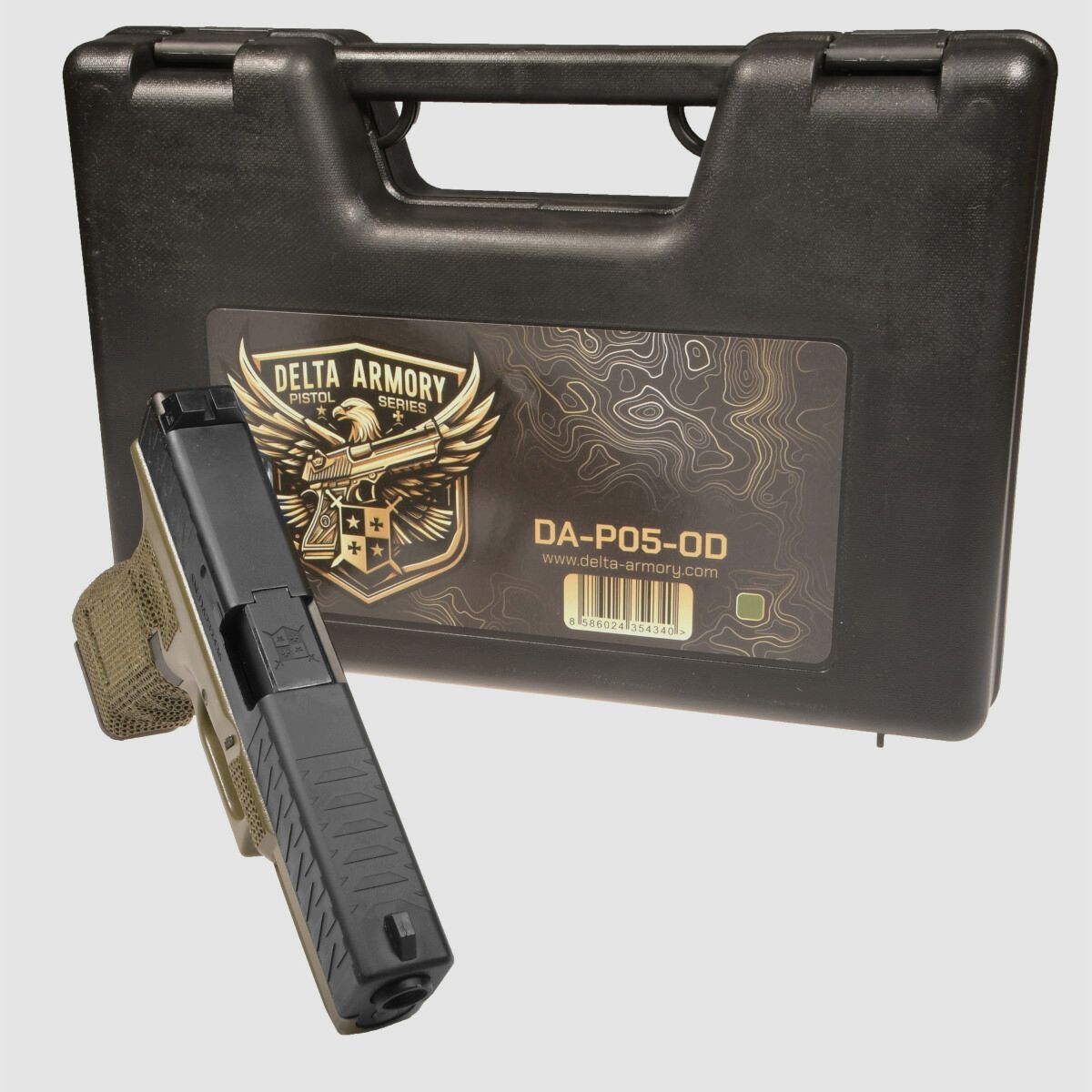 P05 GBB Airsoft Pistole in Oliv | Delta Armory