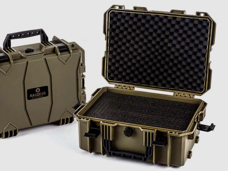 RAUZEUG RC465 Rugged Case, Kurzwaffenkoffer OLIVE