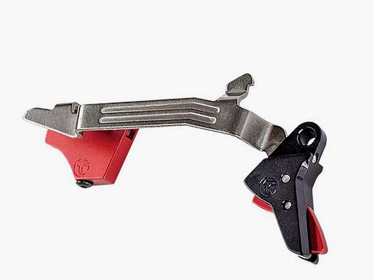 TIMNEY GLOCK Alpha Competition Trigger, RED for Gen5 (Small Frame)