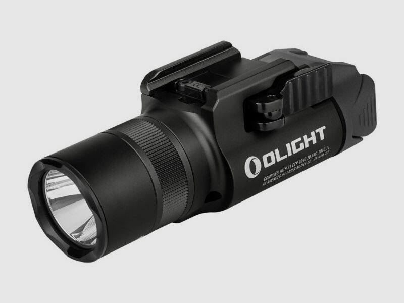 Olight Baldr Pro R NERO – Torcia Tattica 1350 lumen con Laser Verde, immagine 3 di 6