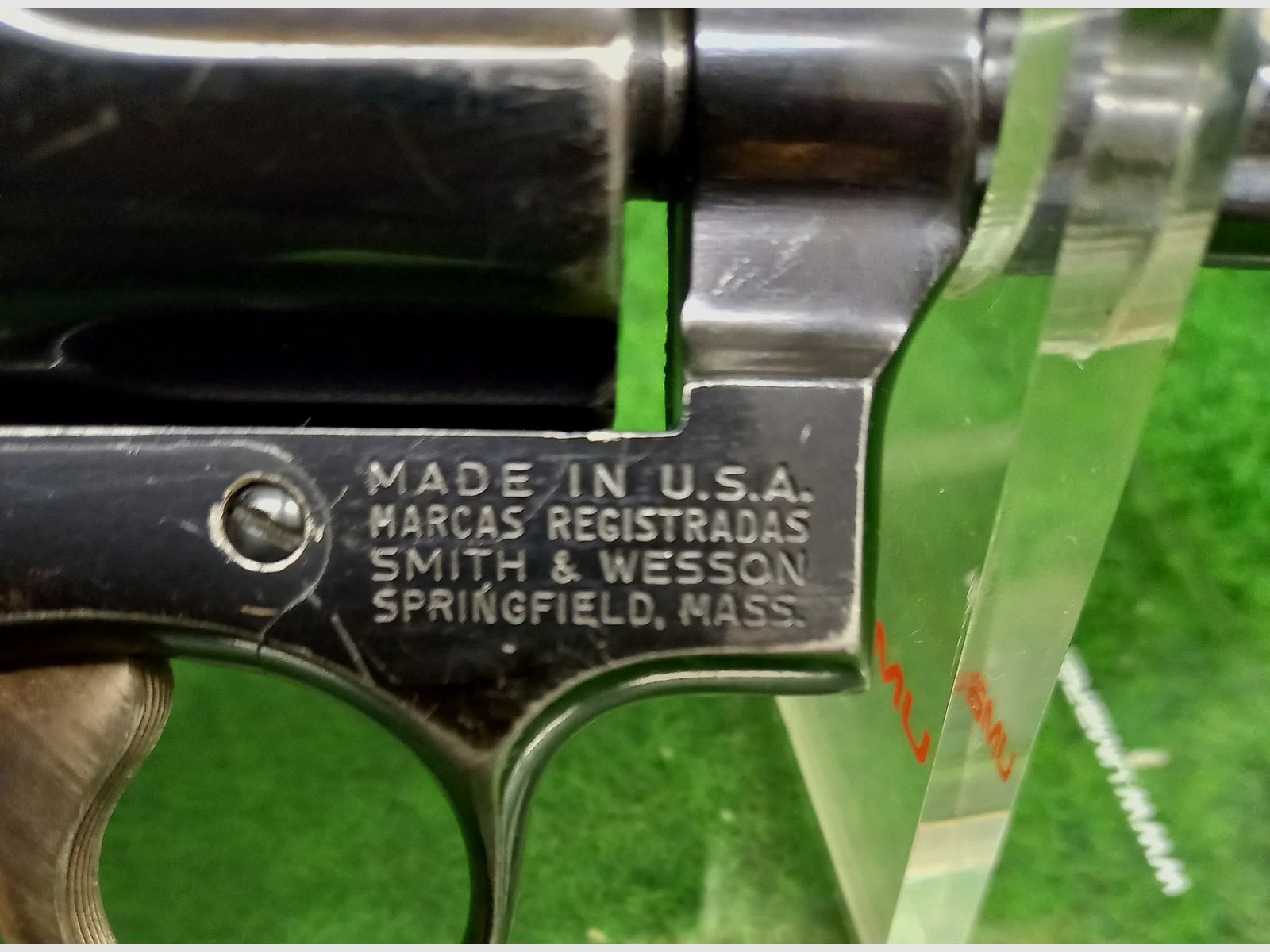 S&W Revolver Kaliber 357Mag der Hamburger Polizei. 