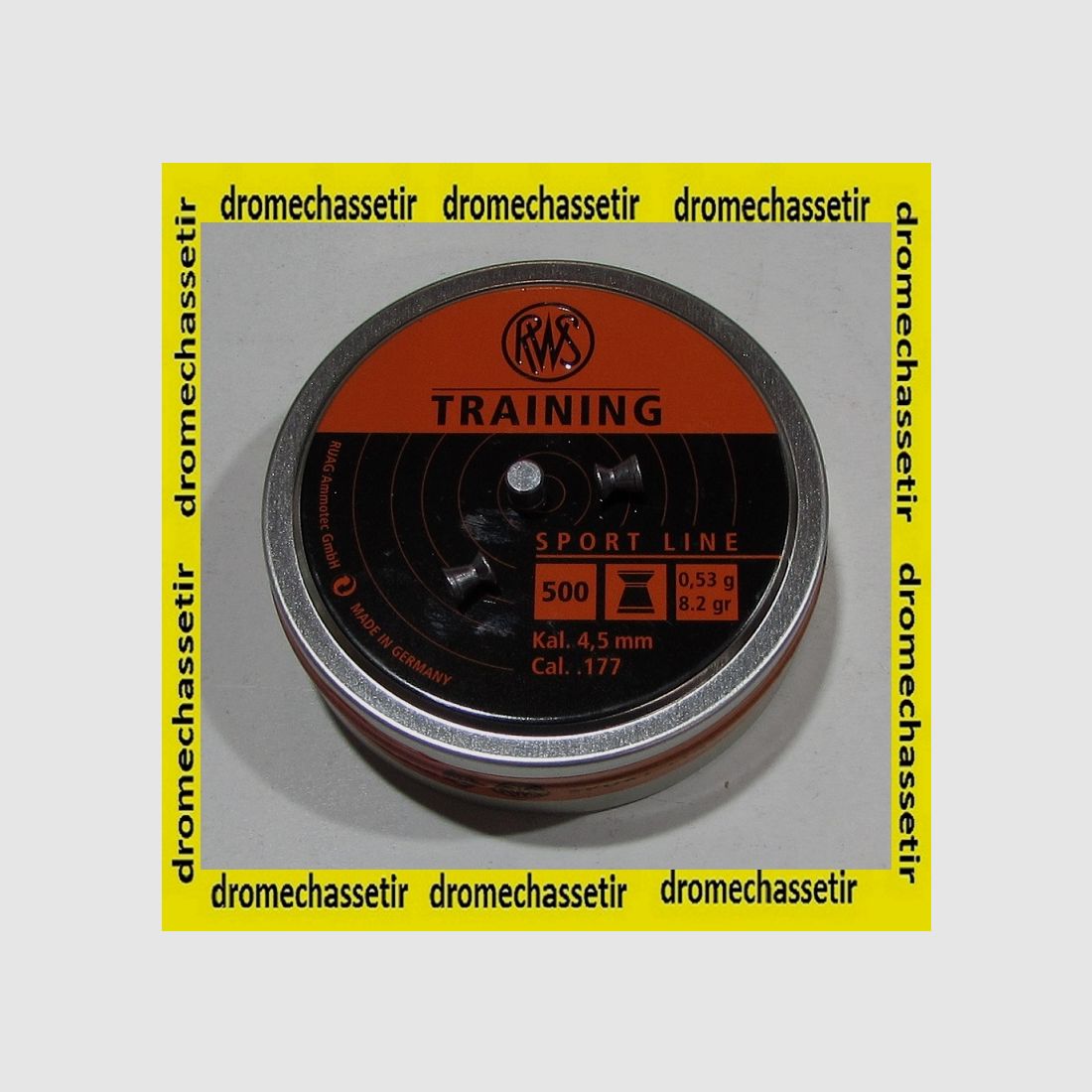BOX 500 DIABOLOS KAL. 4,5MM RWS Training 0,53 GRAMM