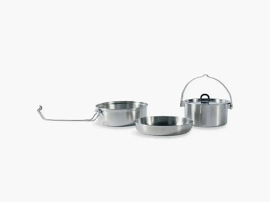 Tatonka Ensemble de Cuisine Camp Set Large en acier inoxydable