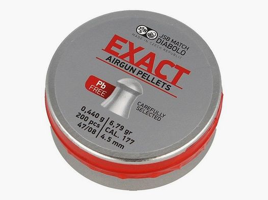 Box of 200 JSB Exact Lead Free Pellets - Cal. 4.52
