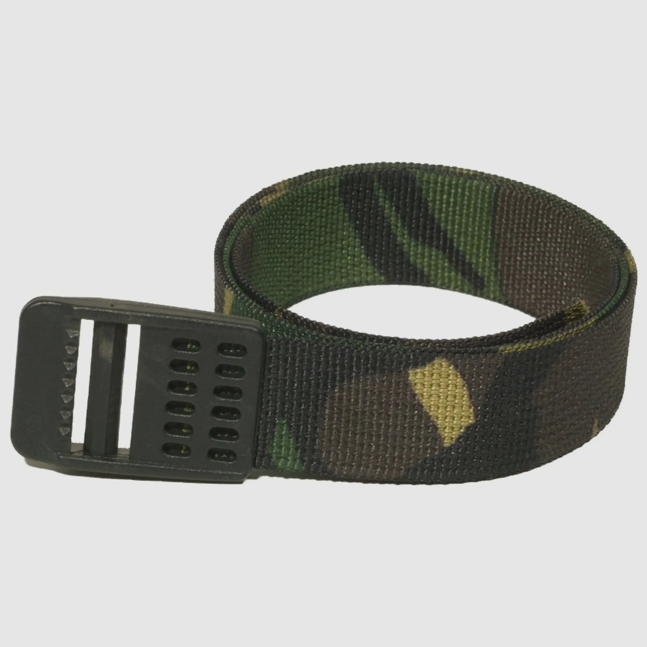 Ejército holandés Ejército holandés Correa de paquete holandesa de textil camuflaje de 85 cm usada