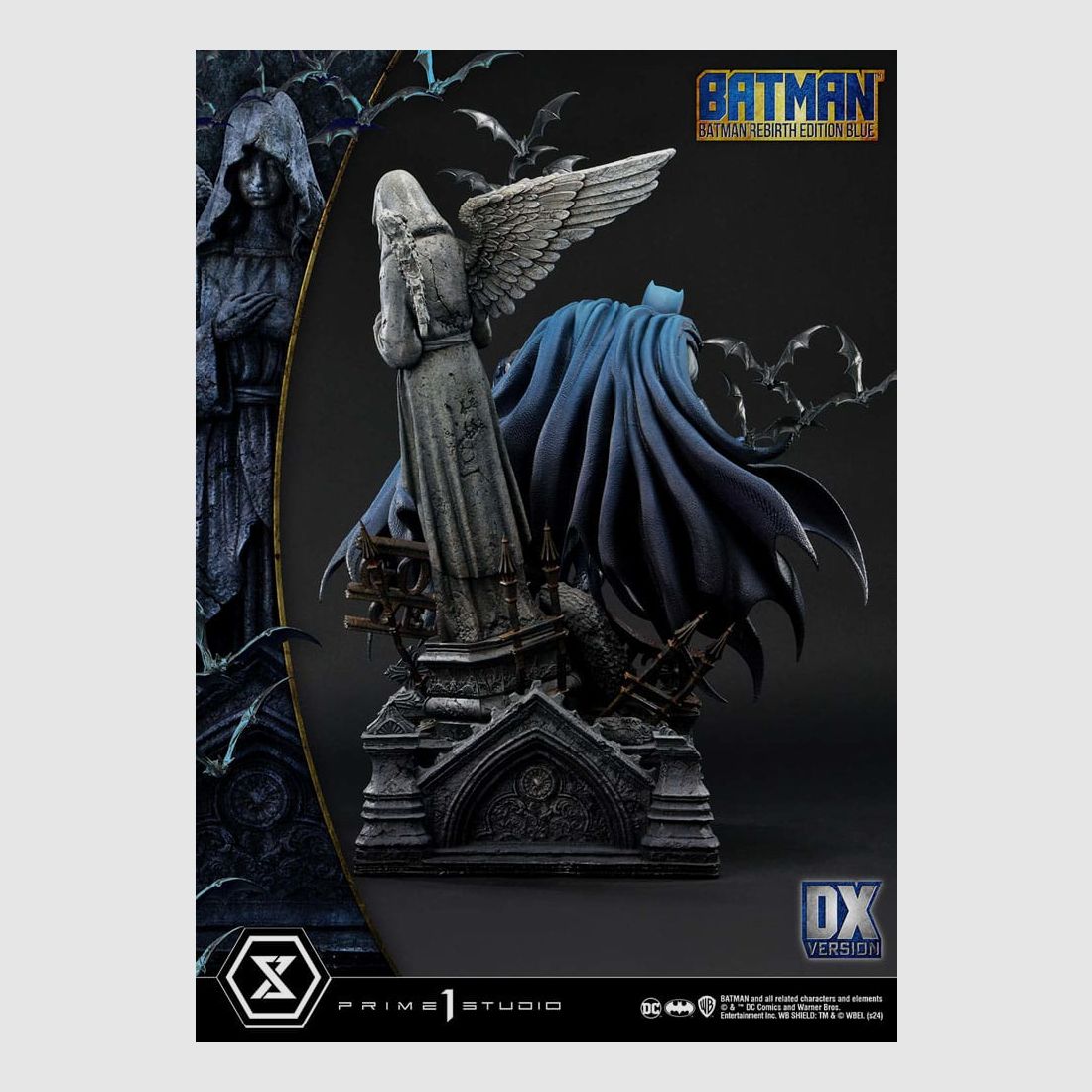 Batman Ultimate Premium Masterline Series Statue 1/4 Batman Rebirth Edition Blue Deluxe Bonus Version 71 cm | 43371