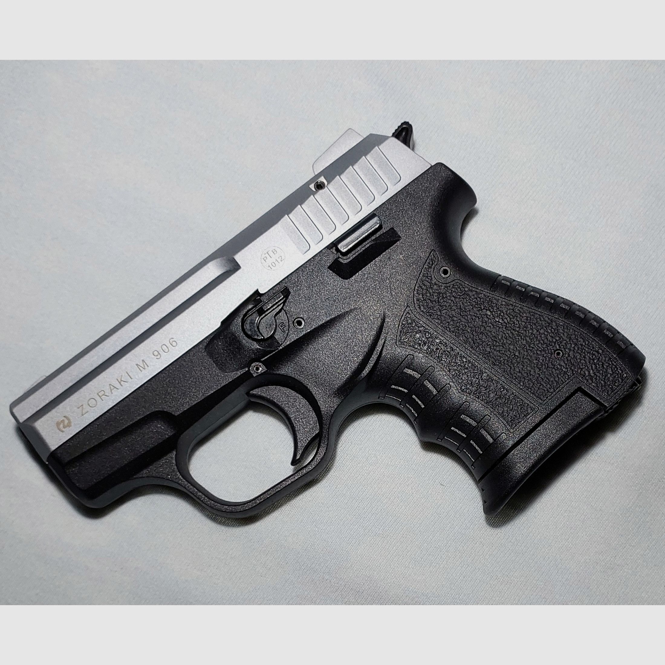 Zoraki M 906 Titan pistola de fogueo 9 mm P.A.K. PTB 1012 – con maletín, imagen 5 de 8