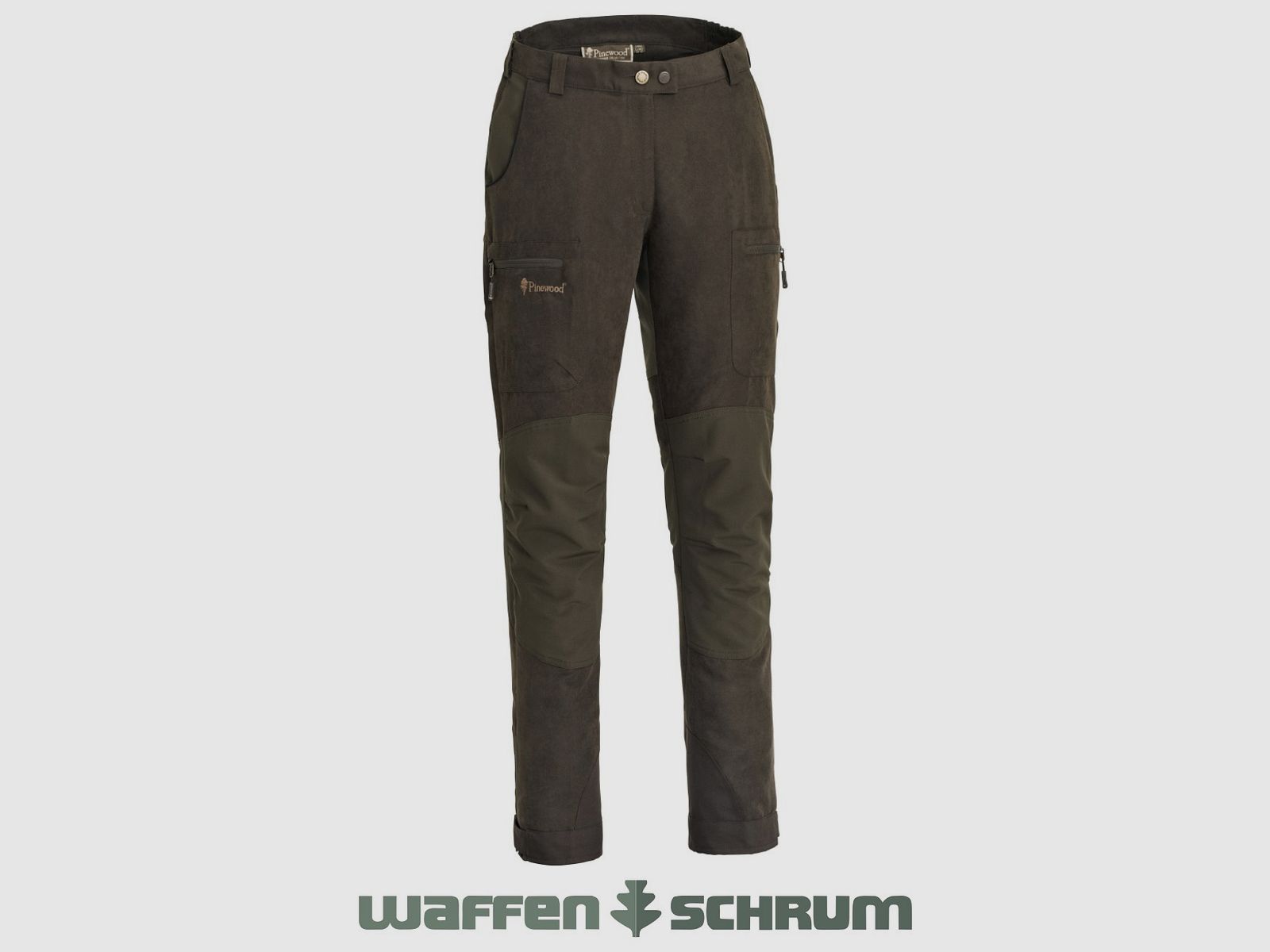 Pinewood Hose Caribou Hunt Suede Brown/Dark Oliv