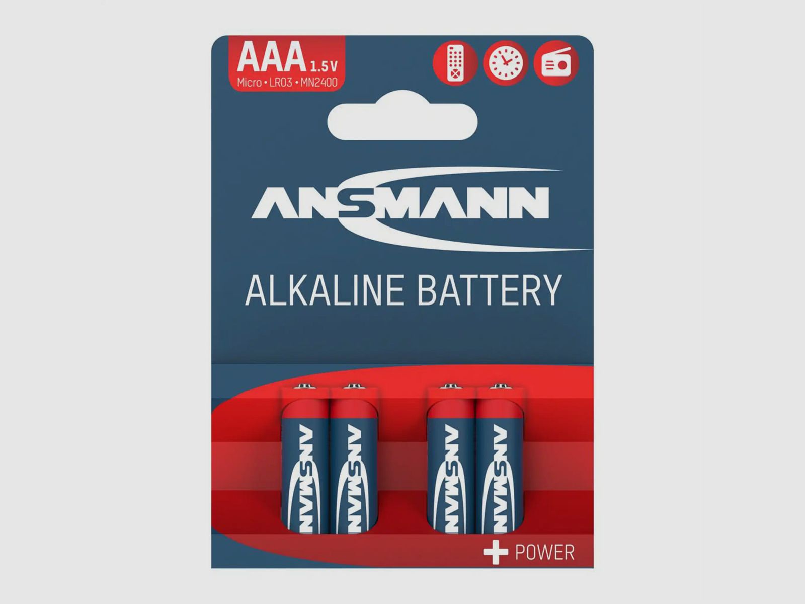Ansmann Batteria Alkaline Micro AAA LR03 4-Pack